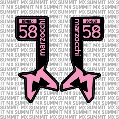 Marzocchi Bomber Fork Tube Decal