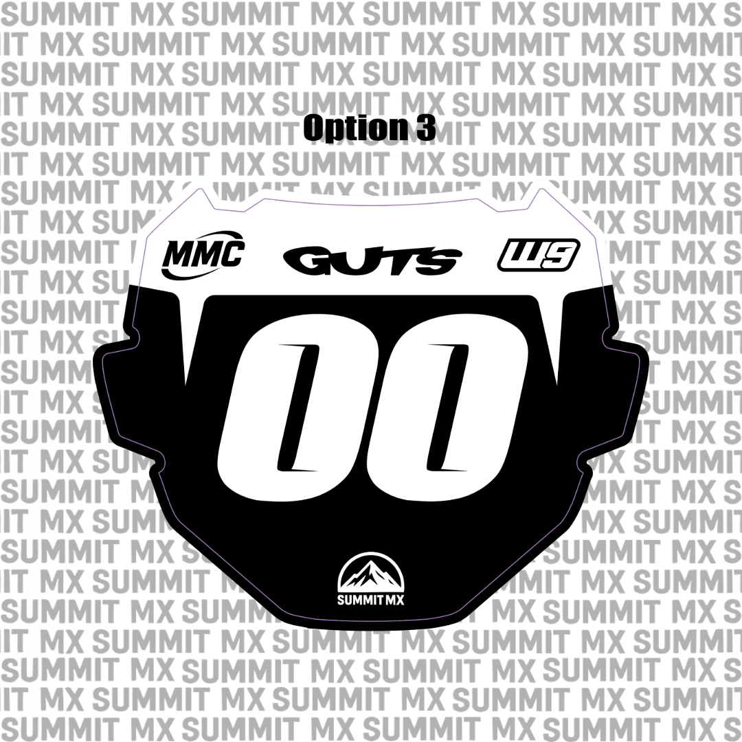 Pre-Designed ODI Number Plate Decal