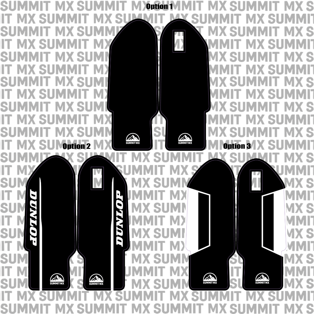 Customizable EXT Ferro Fork Guard Decals