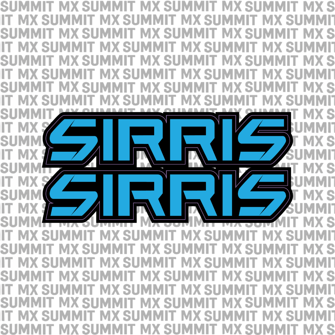 Sirris Fork Tube Decal (Without Sirris Icon)