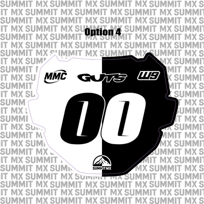 Pre-Designed ODI Number Plate Decal