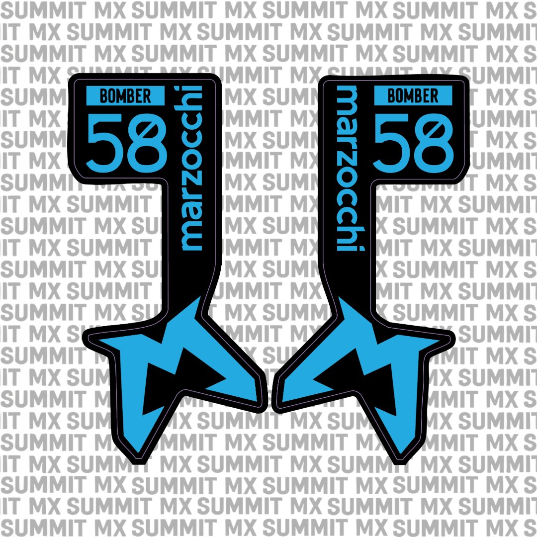 Marzocchi Bomber Fork Tube Decal