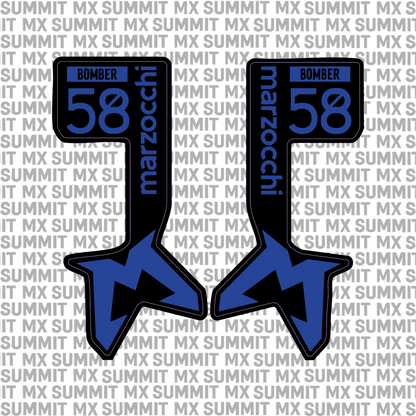 Marzocchi Bomber Fork Tube Decal