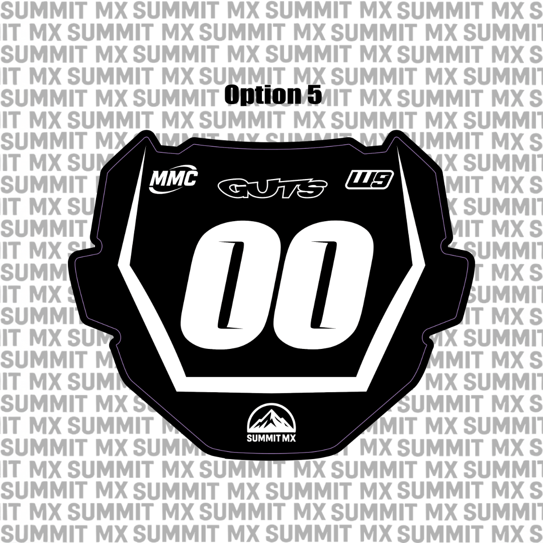 Pre-Designed ODI Number Plate Decal