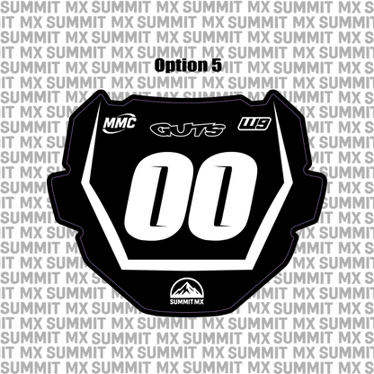 Pre-Designed ODI Number Plate Decal