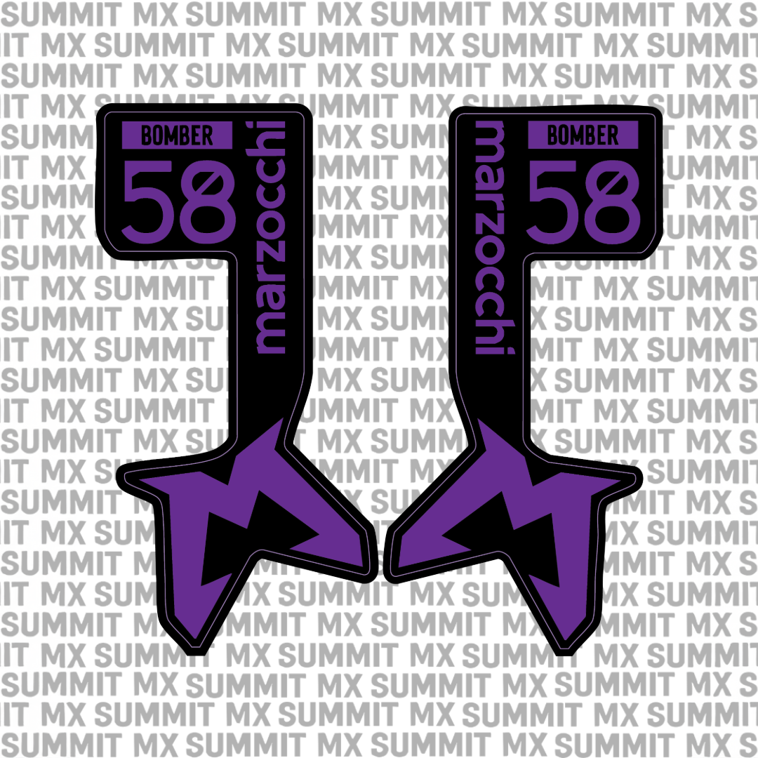 Marzocchi Bomber Fork Tube Decal