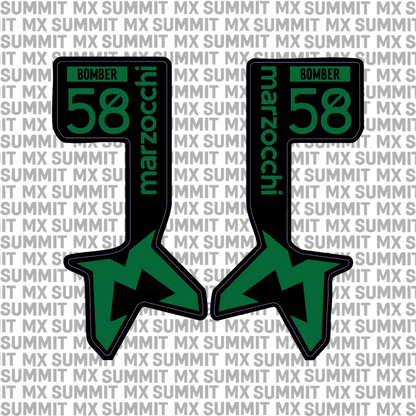 Marzocchi Bomber Fork Tube Decal