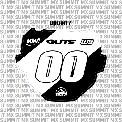 Pre-Designed ODI Number Plate Decal