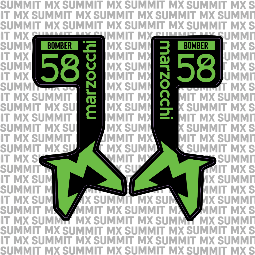 Marzocchi Bomber Fork Tube Decal
