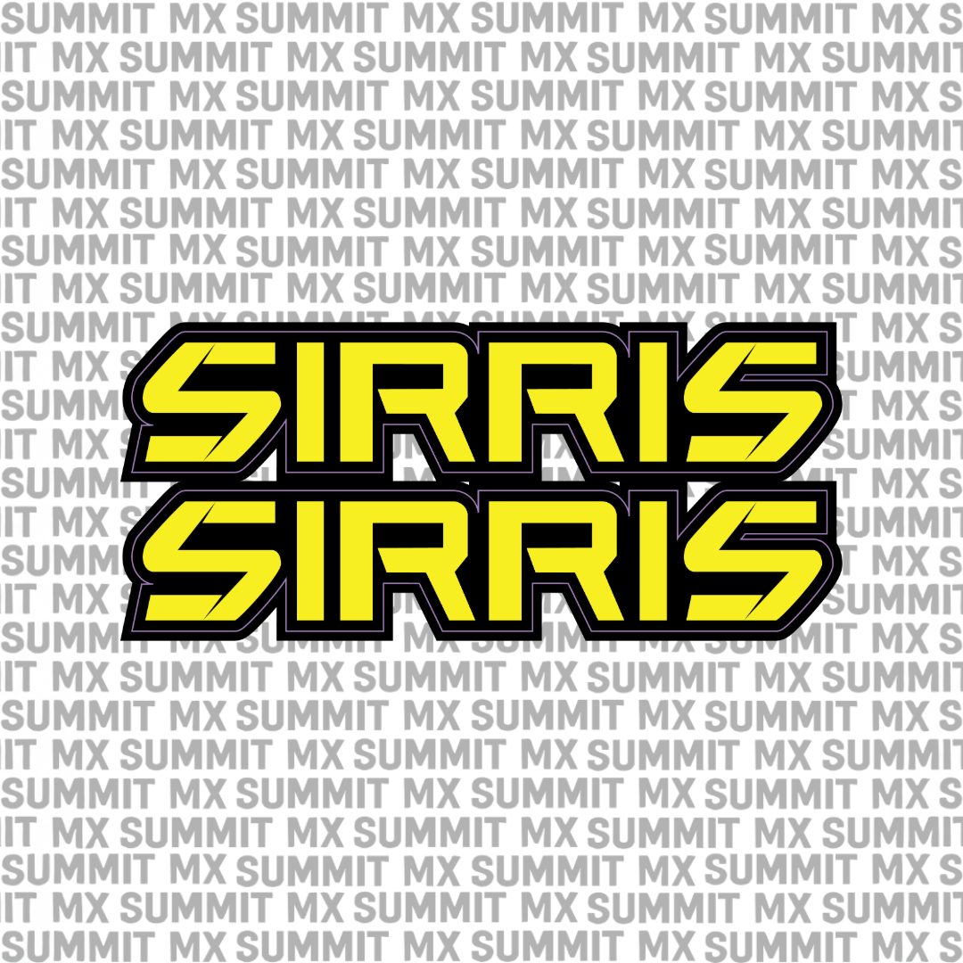 Sirris Fork Tube Decal (Without Sirris Icon)