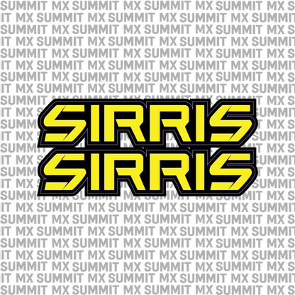 Sirris Fork Tube Decal (Without Sirris Icon)