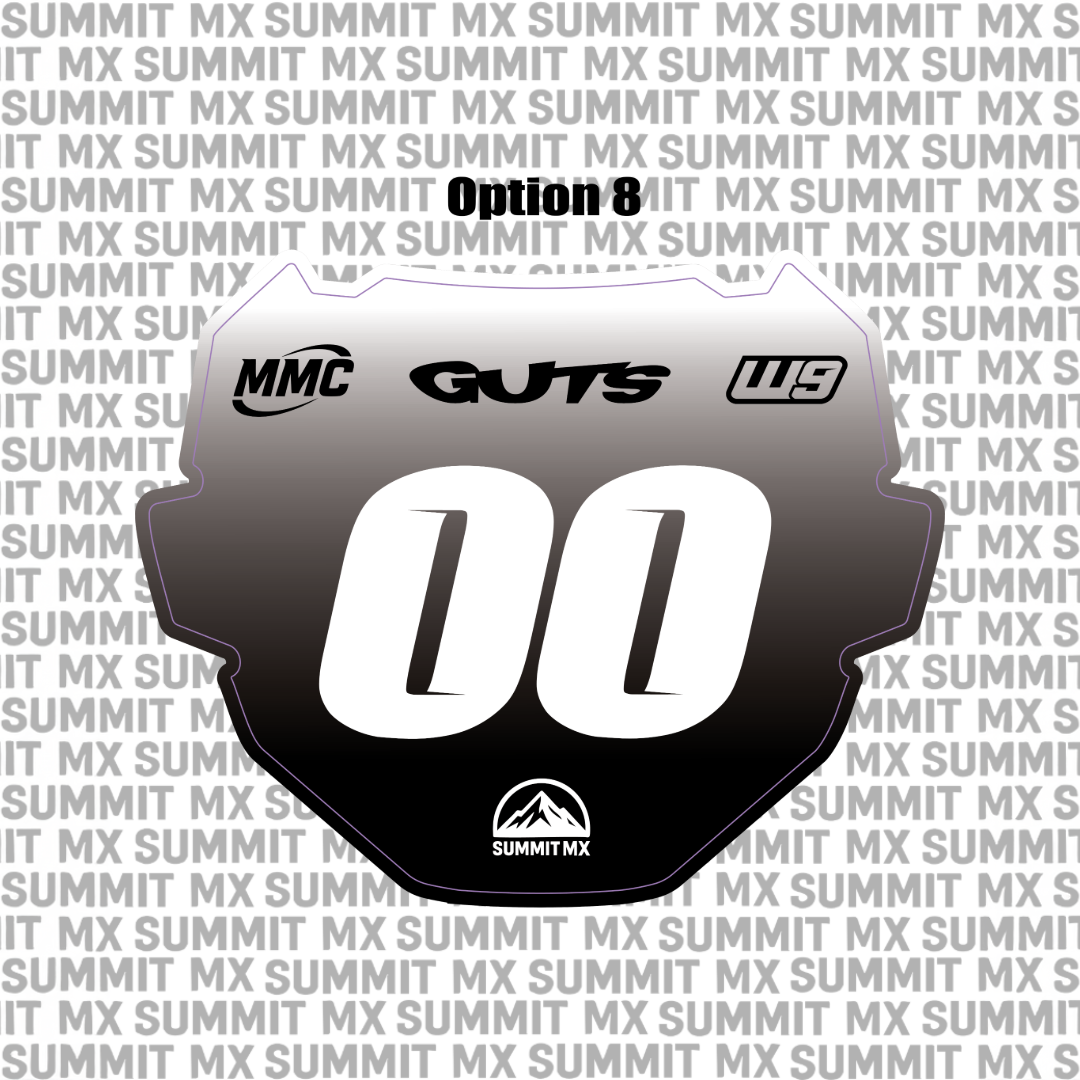 Pre-Designed ODI Number Plate Decal