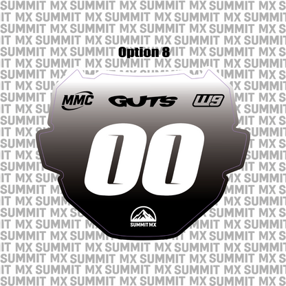 Pre-Designed ODI Number Plate Decal