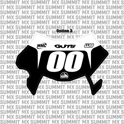 Pre-Designed Ultrabee Number Plate Decal