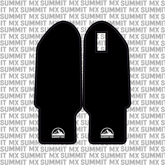 EXT Ferro fork guard decal design layout — Summit MX