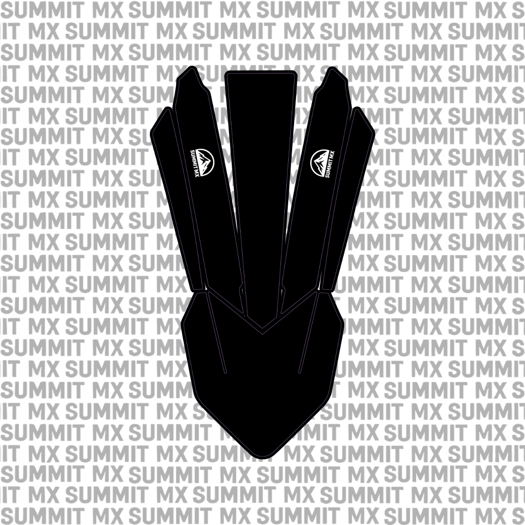 KTM 85 front fender decal design layout — Summit MX