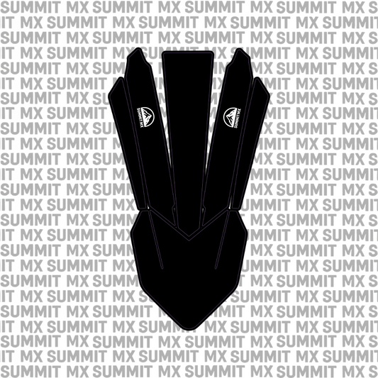 KTM 85 front fender decal design layout — Summit MX