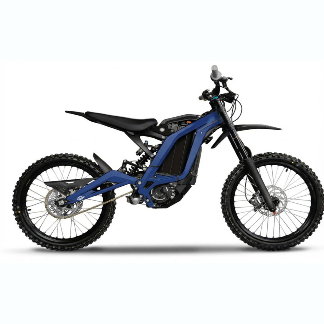 Surron LBX solid color frame wrap YZ blue