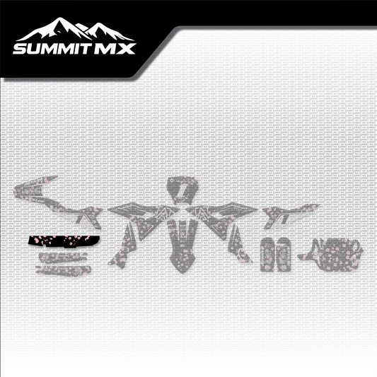 Cherry Blossom Decal for Altis Delta Chain Guide placement on the full kit