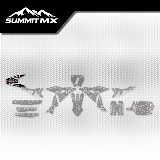 Cherry Blossom Decal for Altis Delta Rear Fender placement on the full kit