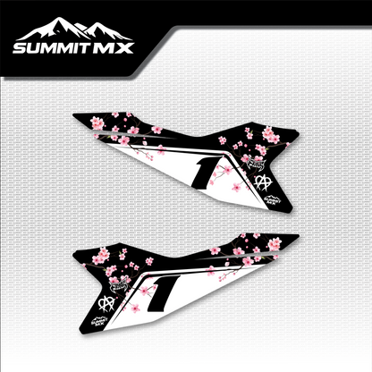 Cherry Blossom Decal for Altis Delta Side Number Plates