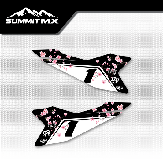 Cherry Blossom Decal for Altis Delta Side Number Plates