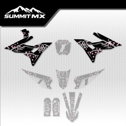Cherry Blossom Altis Sigma front shroud decals, shown in place on the full kit