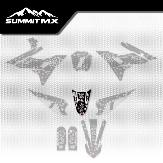 Cherry Blossom Altis Sigma rear fender decal, shown in place on the full kit