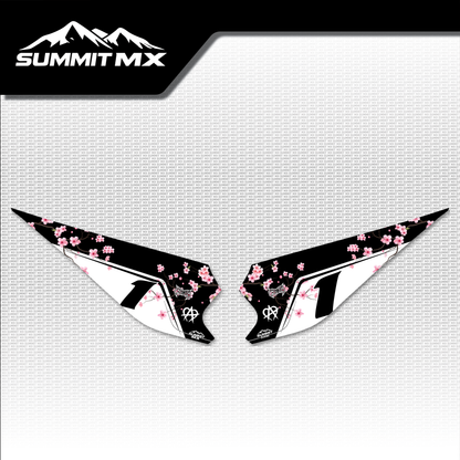 Cherry Blossom Decals for Altis Sigma Side Number Plates