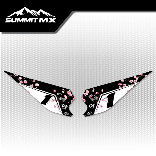 Cherry Blossom Decals for Altis Sigma Side Number Plates