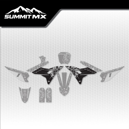 Chrome Hearts Decal for Altis Sigma Front Shrouds placement on the full kit