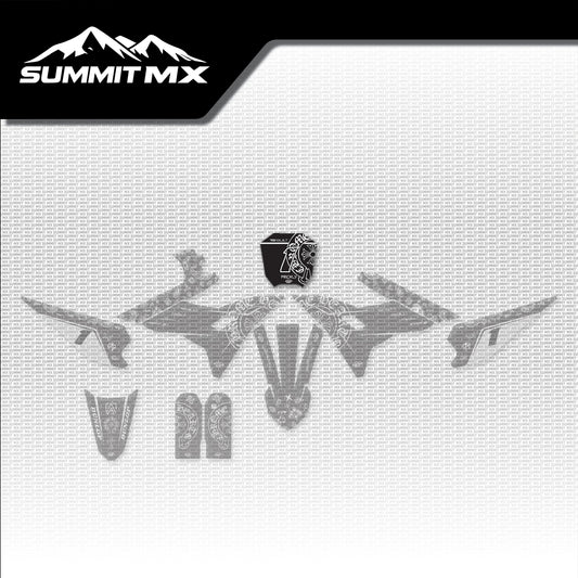 Chrome Hearts Decal for Altis Sigma Number Plate placement on the full kit