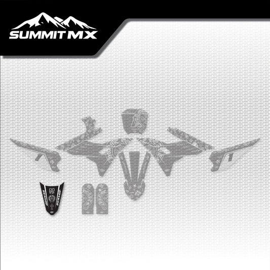 Chrome Hearts Decal for Altis Sigma Rear Fender placement on the full kit