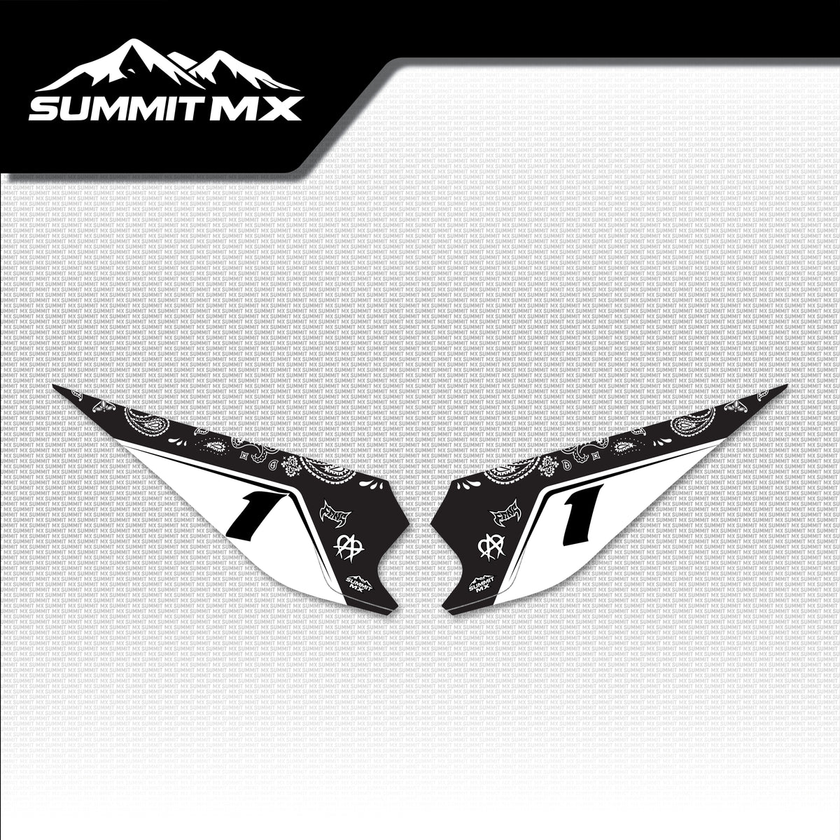 Chrome Hearts Decal for Altis Sigma Side Number Plates