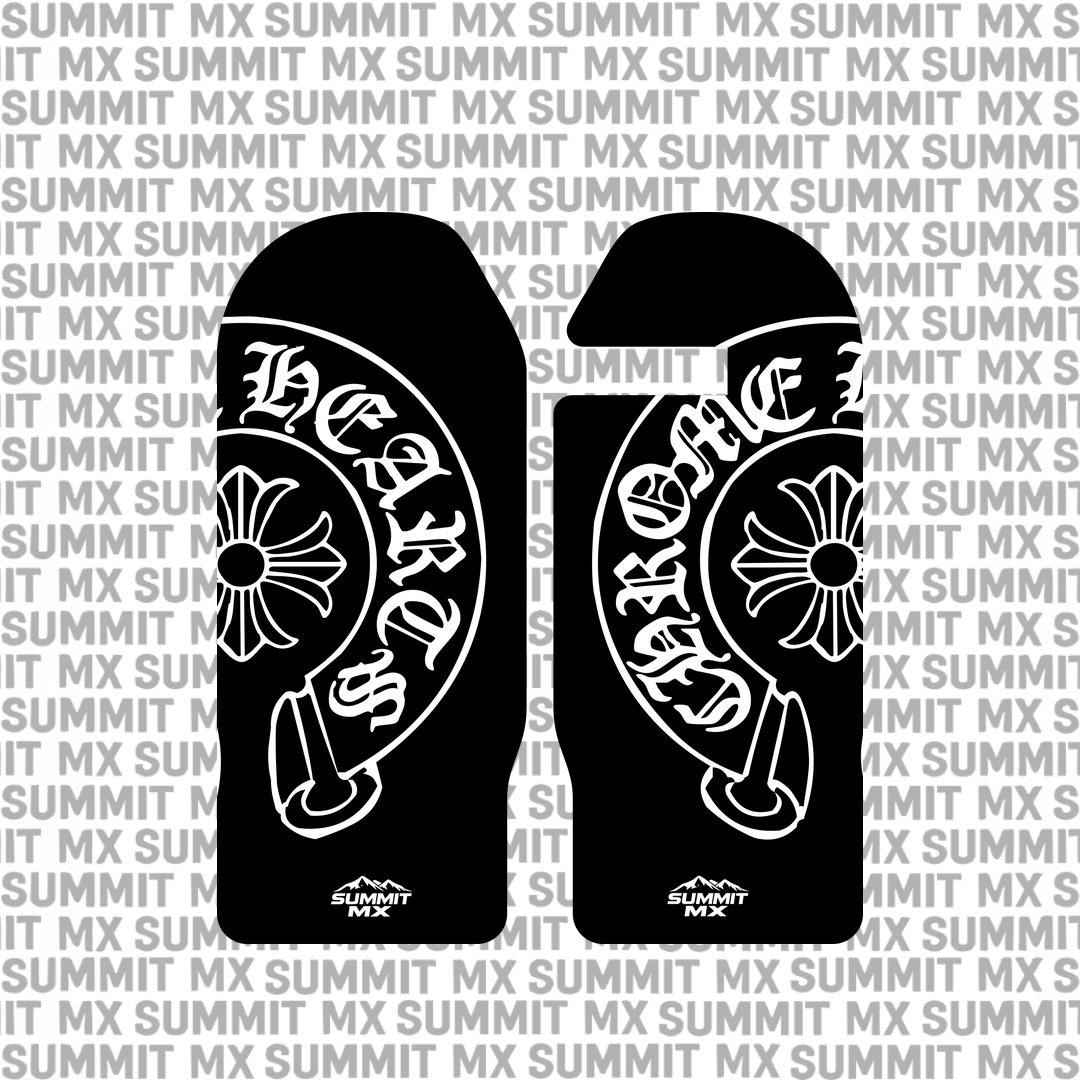 Chrome Hearts decal for Altis Delta fork guards — Summit MX