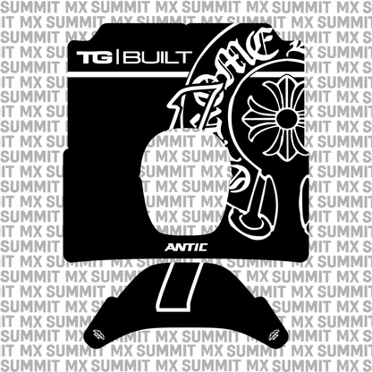 Chrome Hearts decal for the Antic number plate — Summit MX