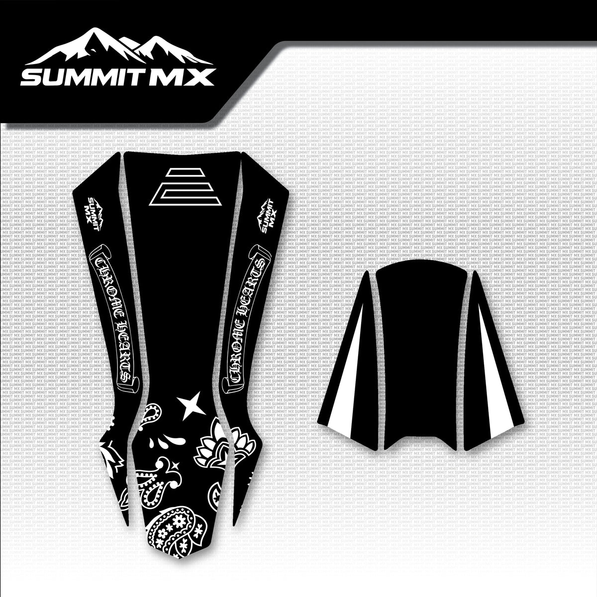 Chrome Hearts Decal for E-Ride Pro Front Fender