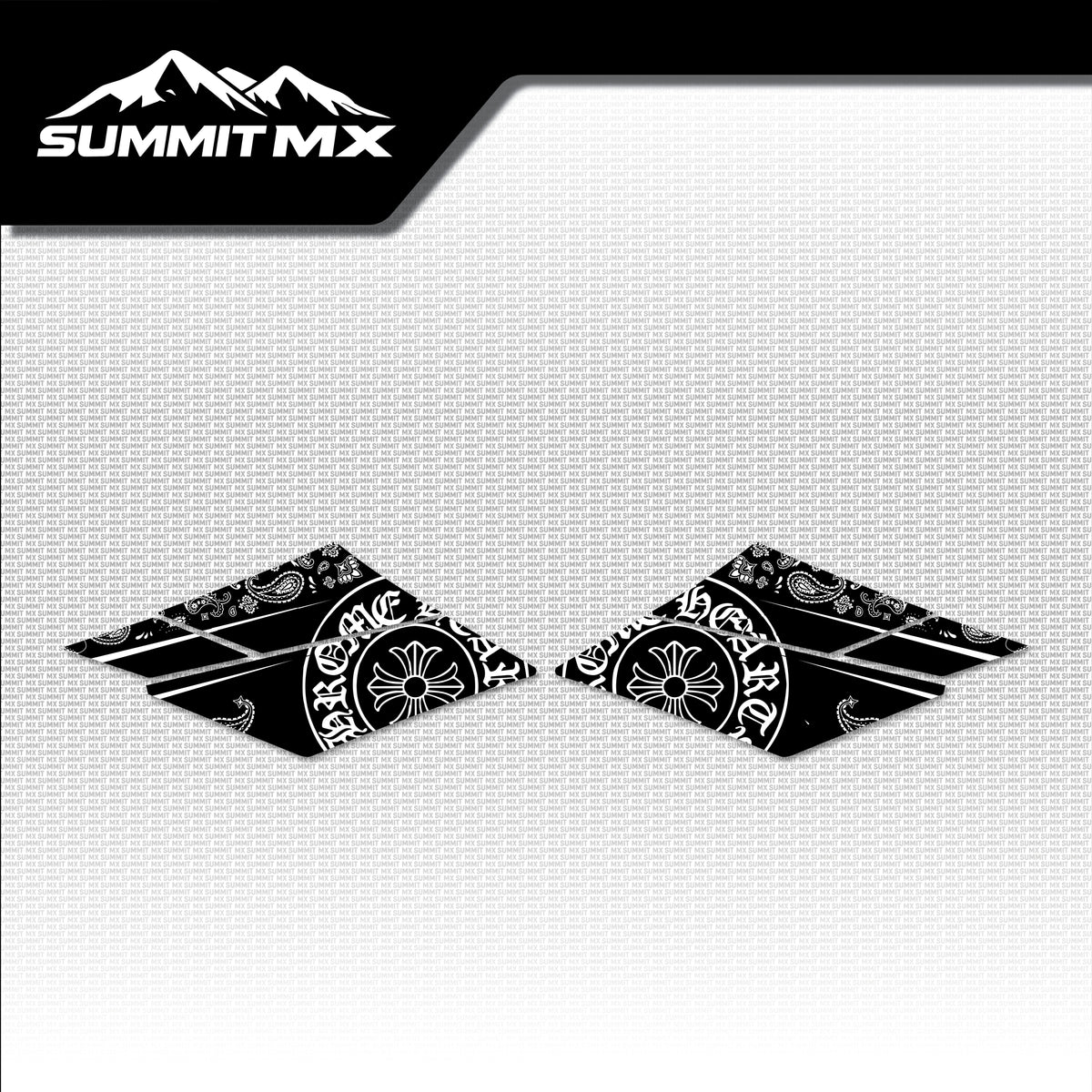 Chrome Hearts Decal for RFN Warrior Pro SX-E15 Front Shrouds
