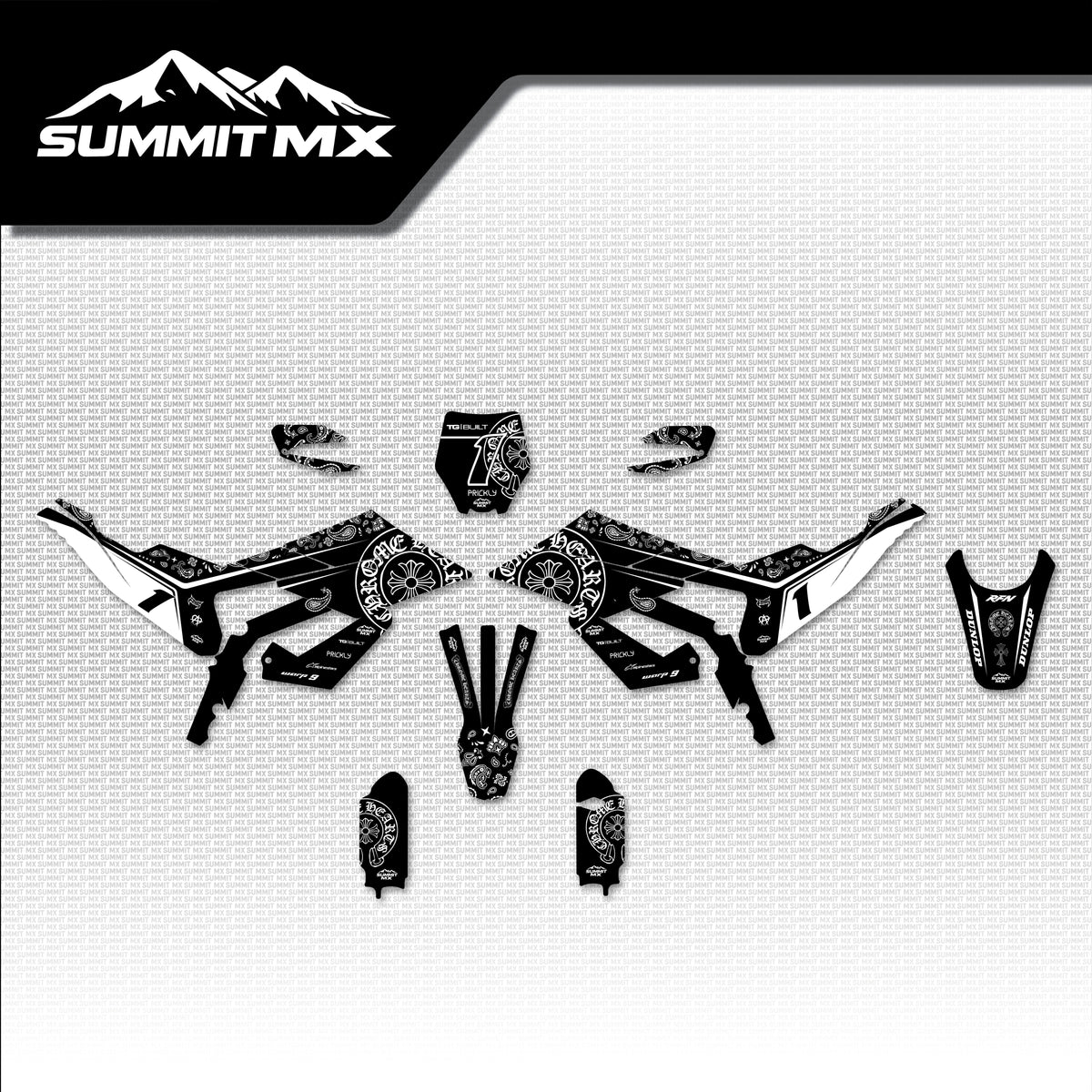 Chrome Hearts RFN Warrior Pro SX-E15 Full Graphics Kit