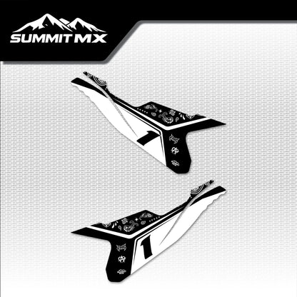 Chrome Hearts Decal for RFN Warrior Pro SX-E15 Side Number Plates