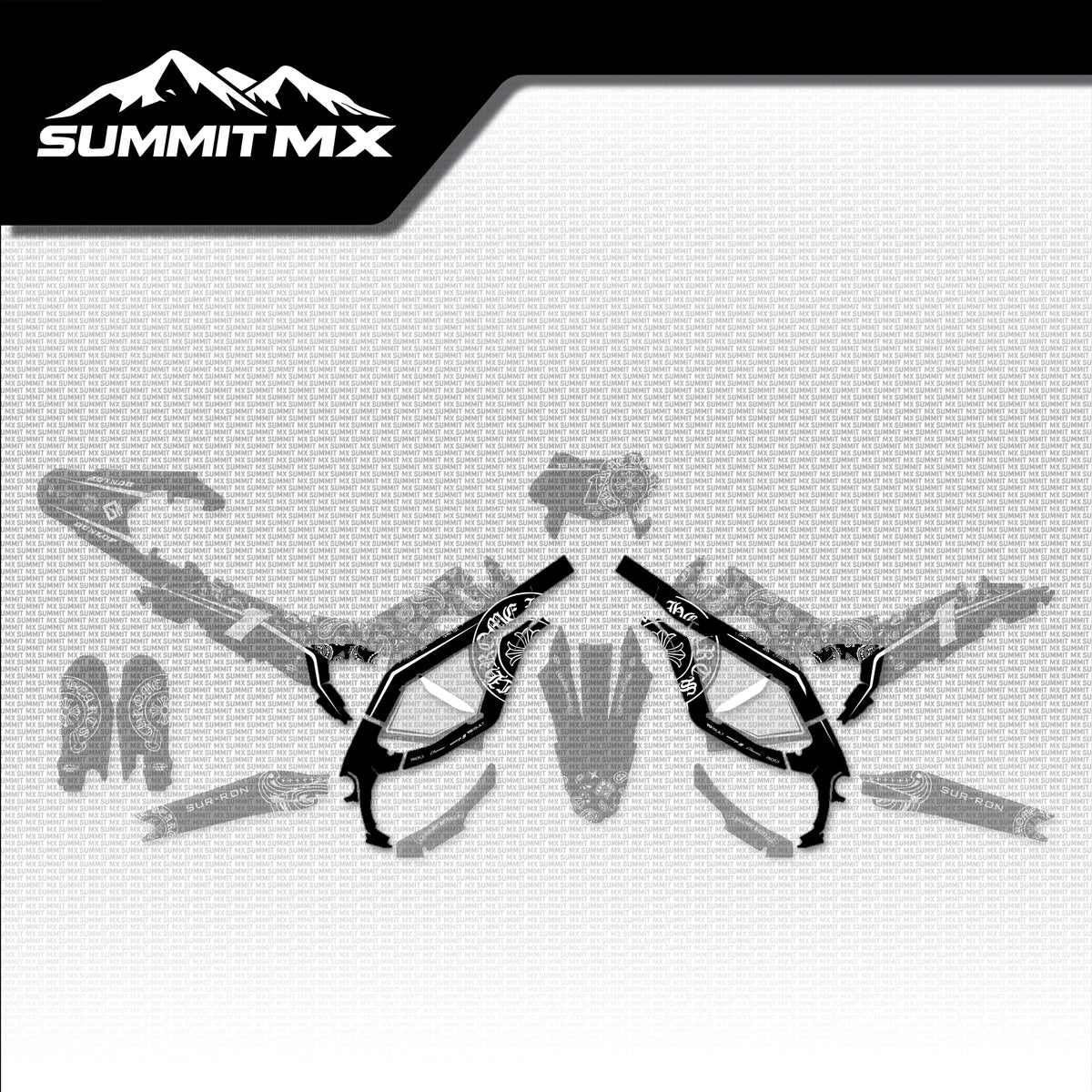 Chrome Hearts Decal for Ultra Bee Frame placement on the full kit