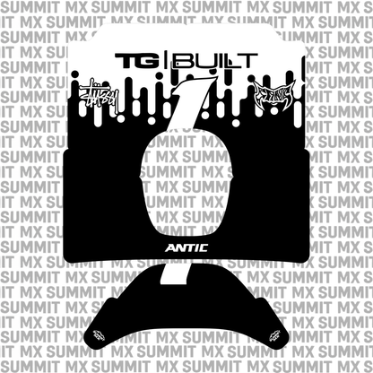 Drip decal for the Antic number plate — Summit MX