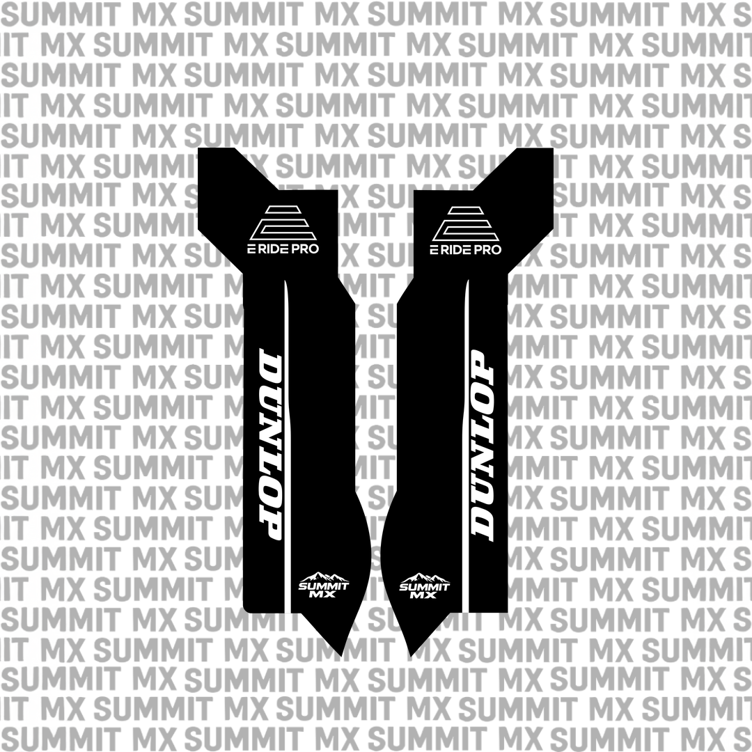Eride Pro 1.0/2.0 fork guard decal, Style 2 — Summit MX