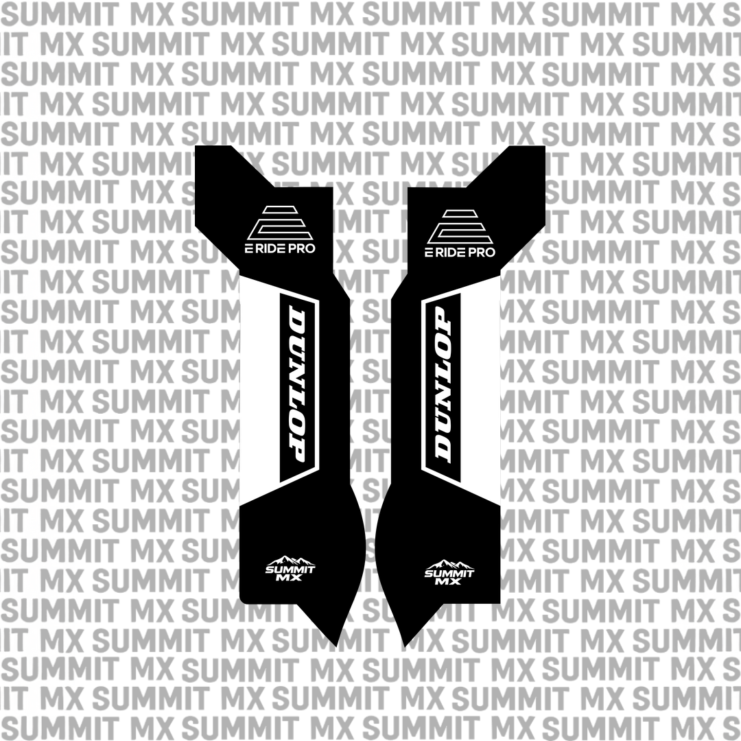 Eride Pro 1.0/2.0 fork guard decal, Style 3 — Summit MX