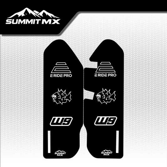 Eride Pro 3.0/SR fork guard decal, Style 1 — Summit MX