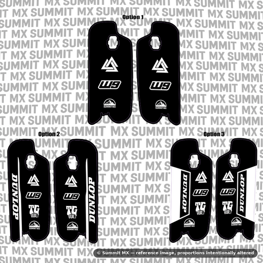 Fastace ALX13RC fork guard decal design option 1 — Summit MX