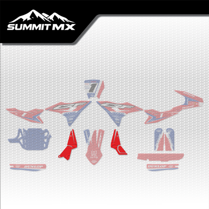 Honda Inspired Altis Delta Lower Shroud Decals placement on the full kit