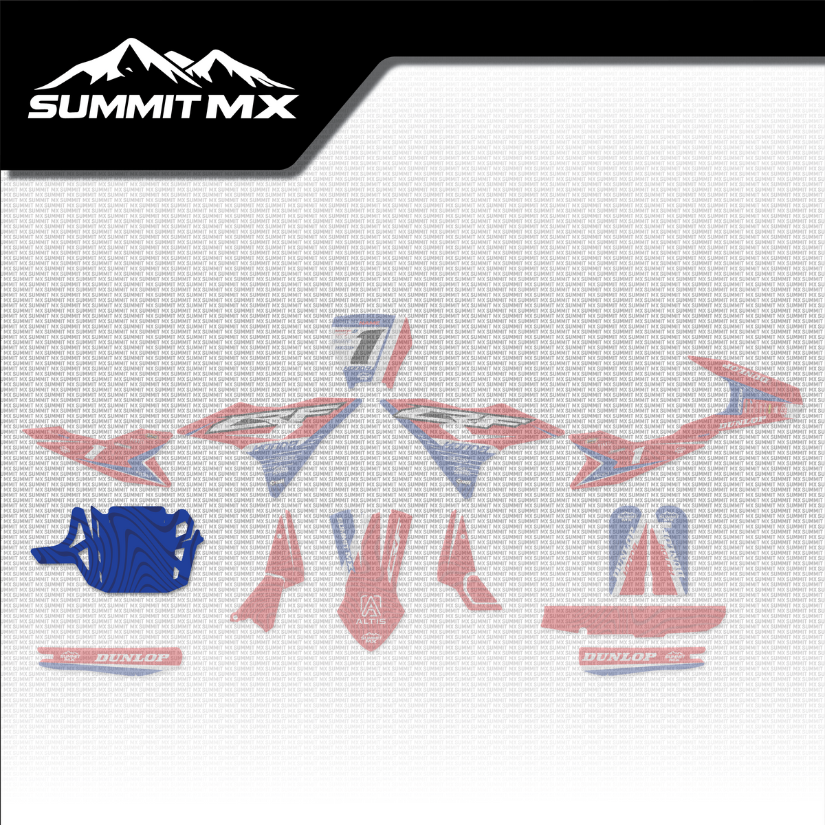 Honda Inspired Altis Delta Skid Plate Decal placement on the full kit