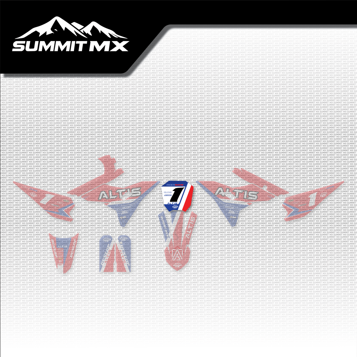 Honda Inspired Altis Sigma Number Plate Decal placement on the full kit