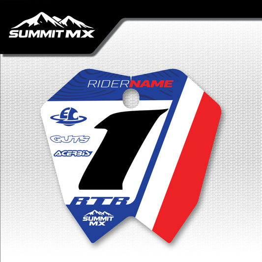 Honda Inspired ETM RTR Number Plate Decal